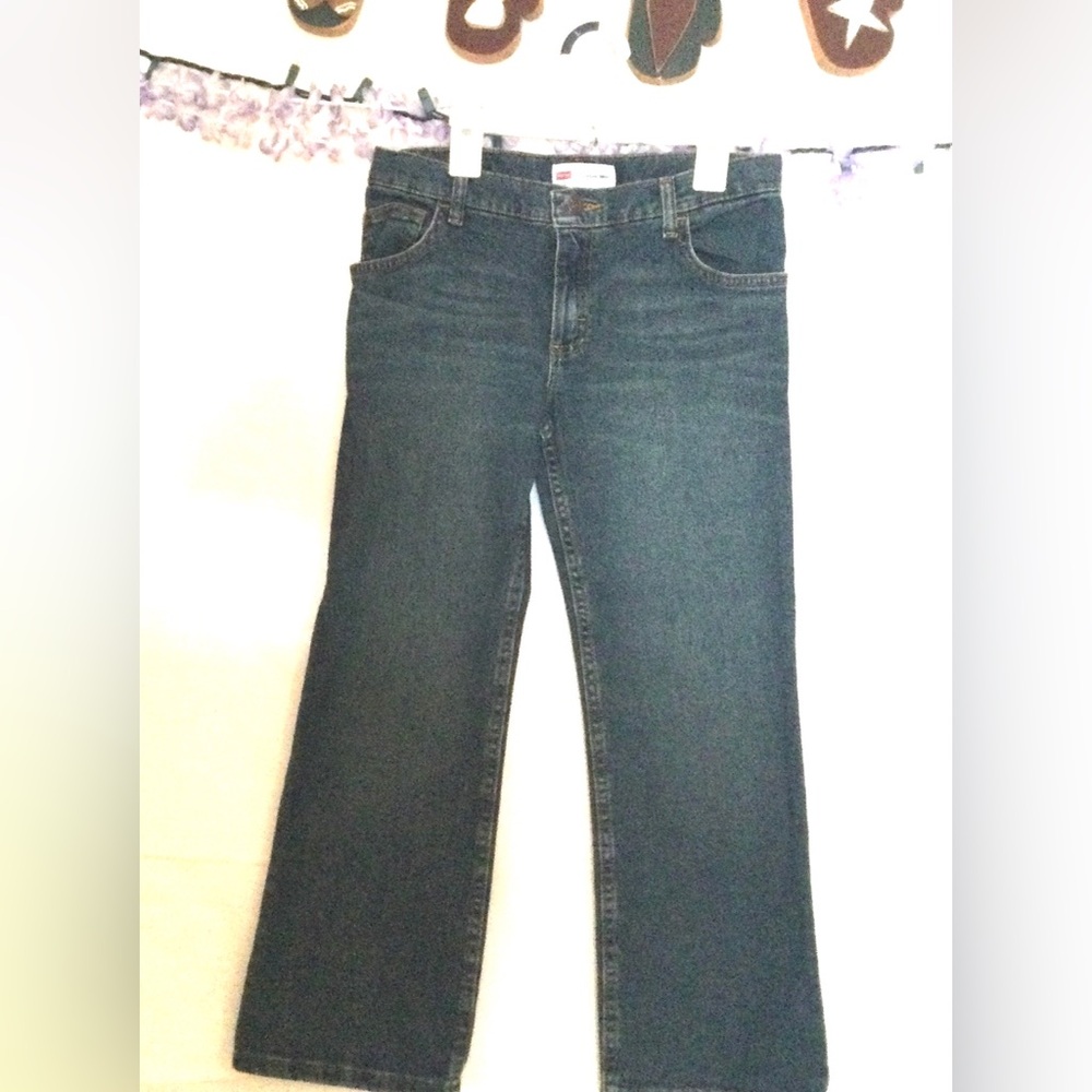 Boys Levi's Dark Blue Jeans.